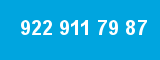 922 911 79 87 922 911 79 87